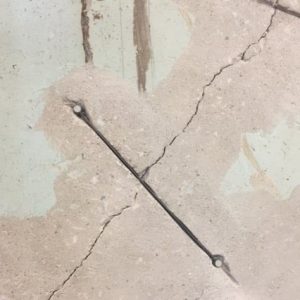 Réparation de fissure sur