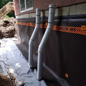 réparation de drain français fissure et drain Laurentide 3